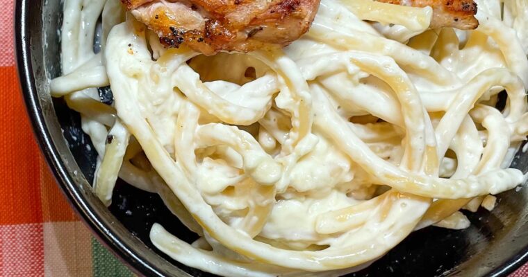 Christmas Eve Alfredo Pasta