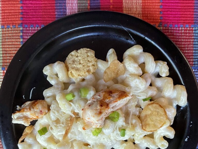 Gouda Asiago mac and cheese