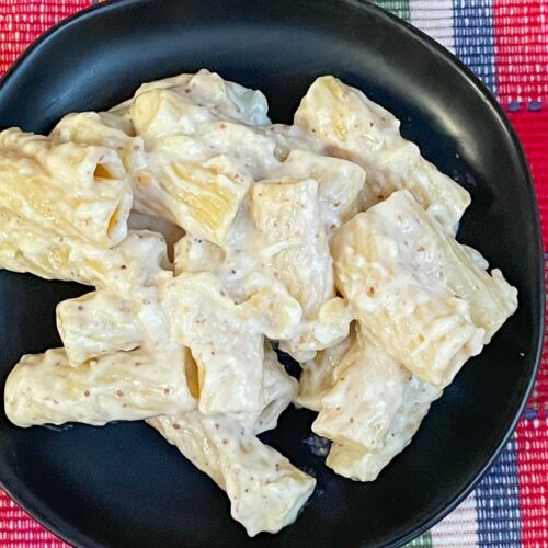 Mustard Gouda and Manchego Mac and Cheese